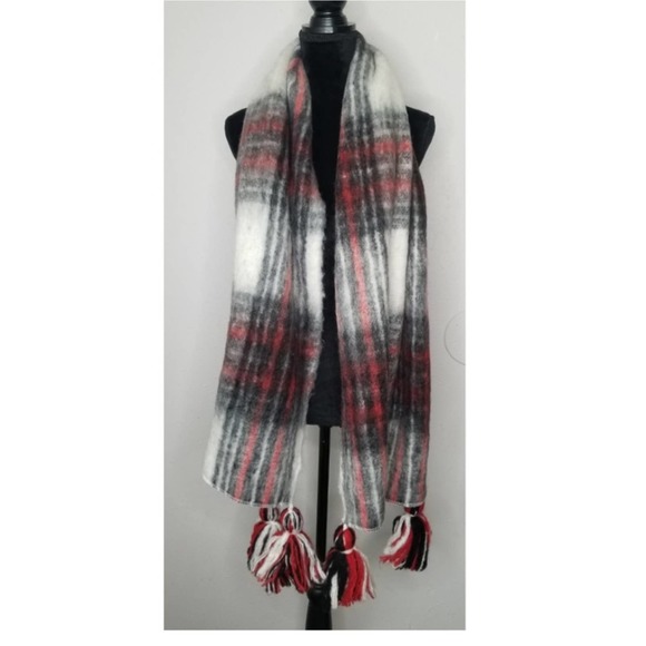 Tag Accessories - Tag Ltd Wool Tassel Wrap Scarf One Size